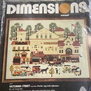Dimensions Crewel Victorian Street Embroidery Kit